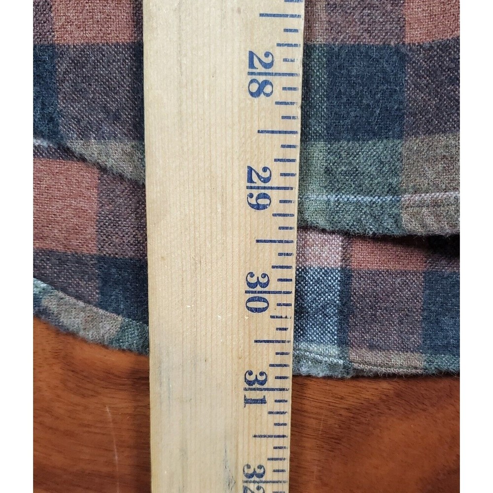 Pendleton Mason Plaid Button-Down Flannel Green B… - image 4